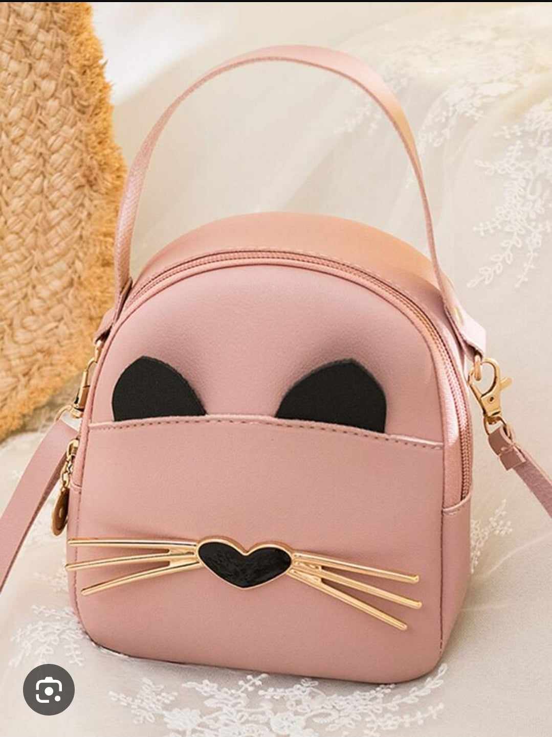 Pink Kitty Purse