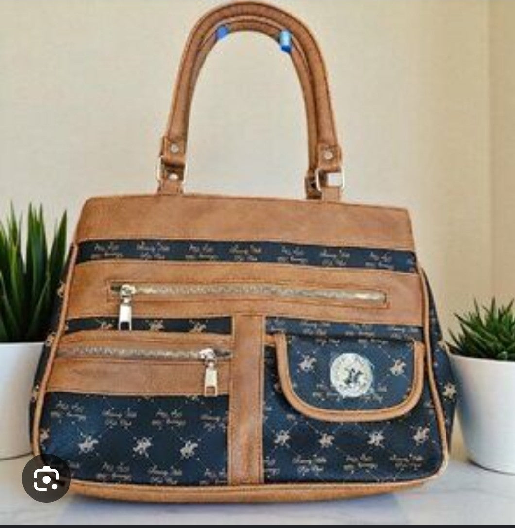 Polo Black/Brown Fashion Purse