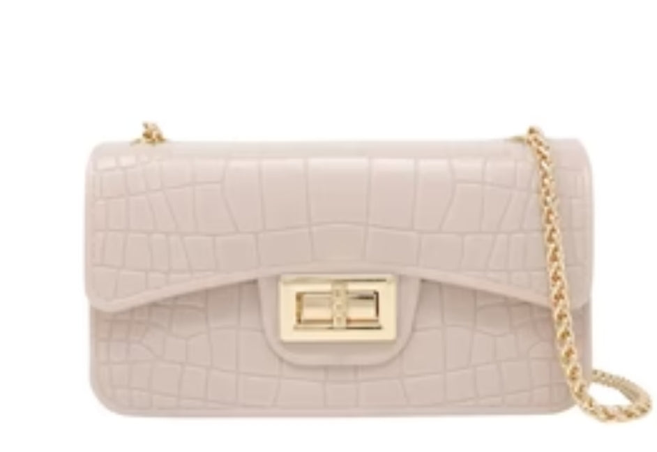 Khaki Chain Jelly Purse