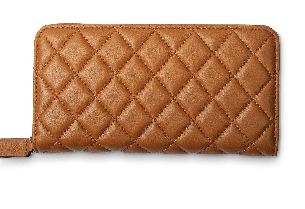 Khaki Quilted Wallet