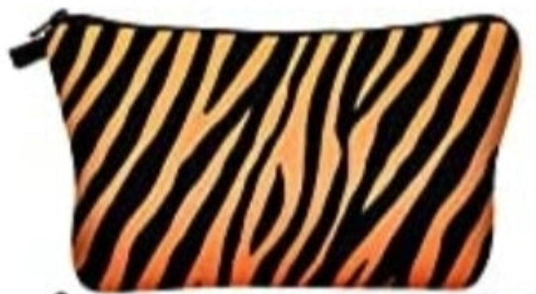 Zebra Printed Makeup Bag