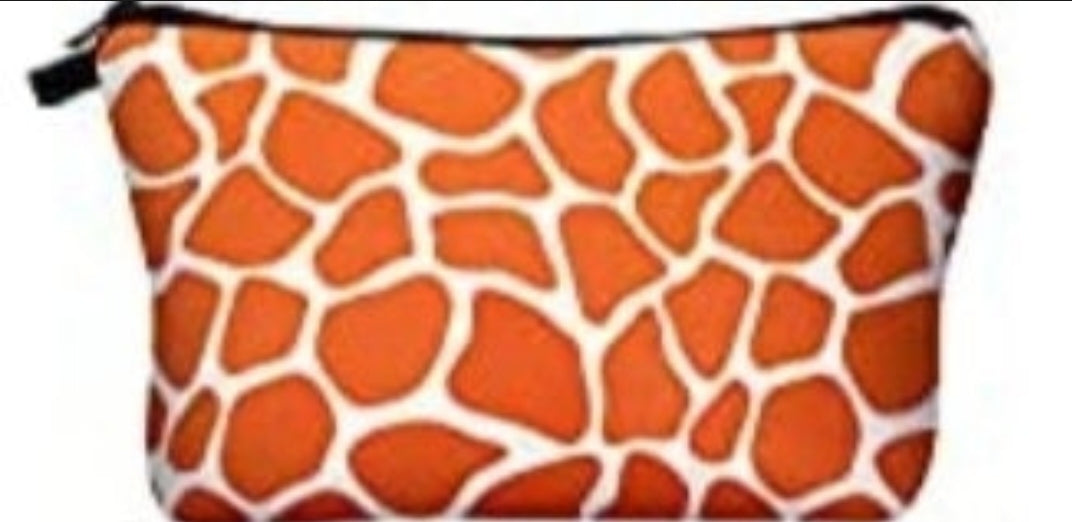 Giraffe Printed Makeup Bag