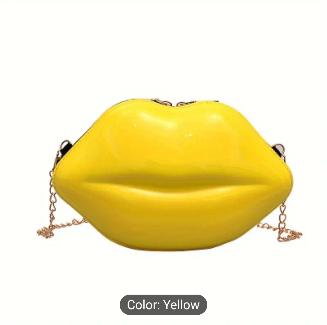 Yellow Kiss Purse