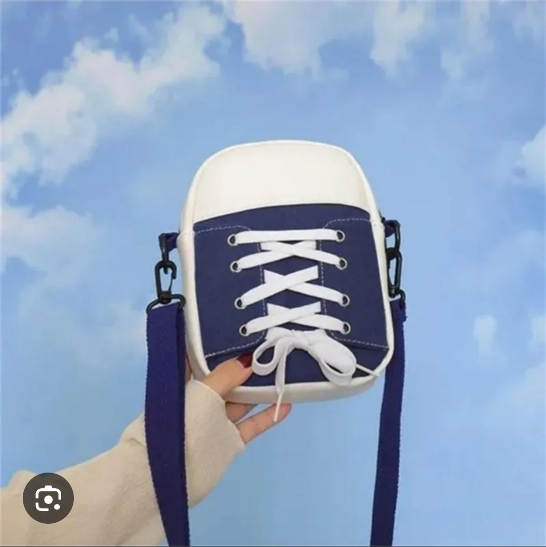 Navy/White Sneaker Purse