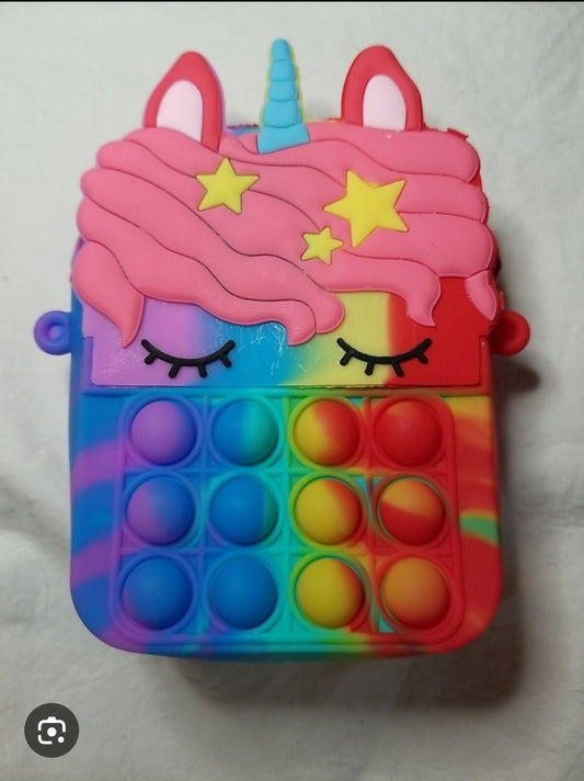 Tye Dye Unicorn Bubble Purse