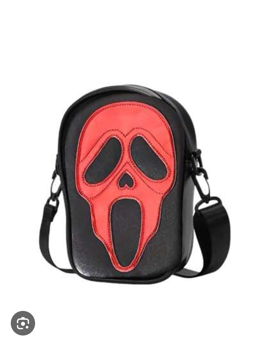 Scream Red/Black Printed Purse