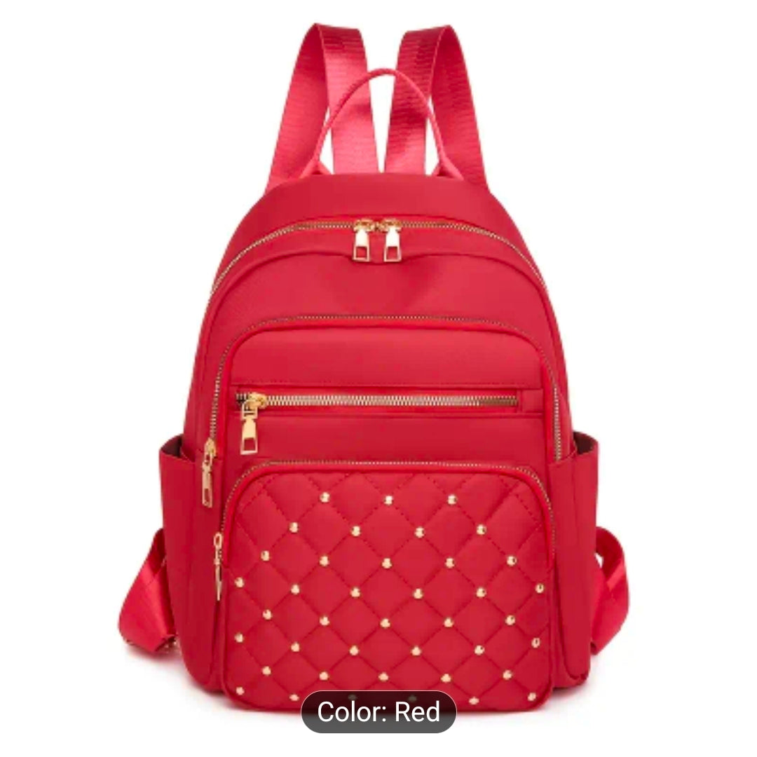 Red Gemstone Fashion Backpack