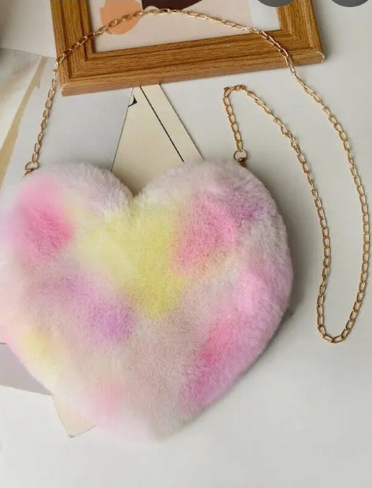 Tye Dye Heart Purse