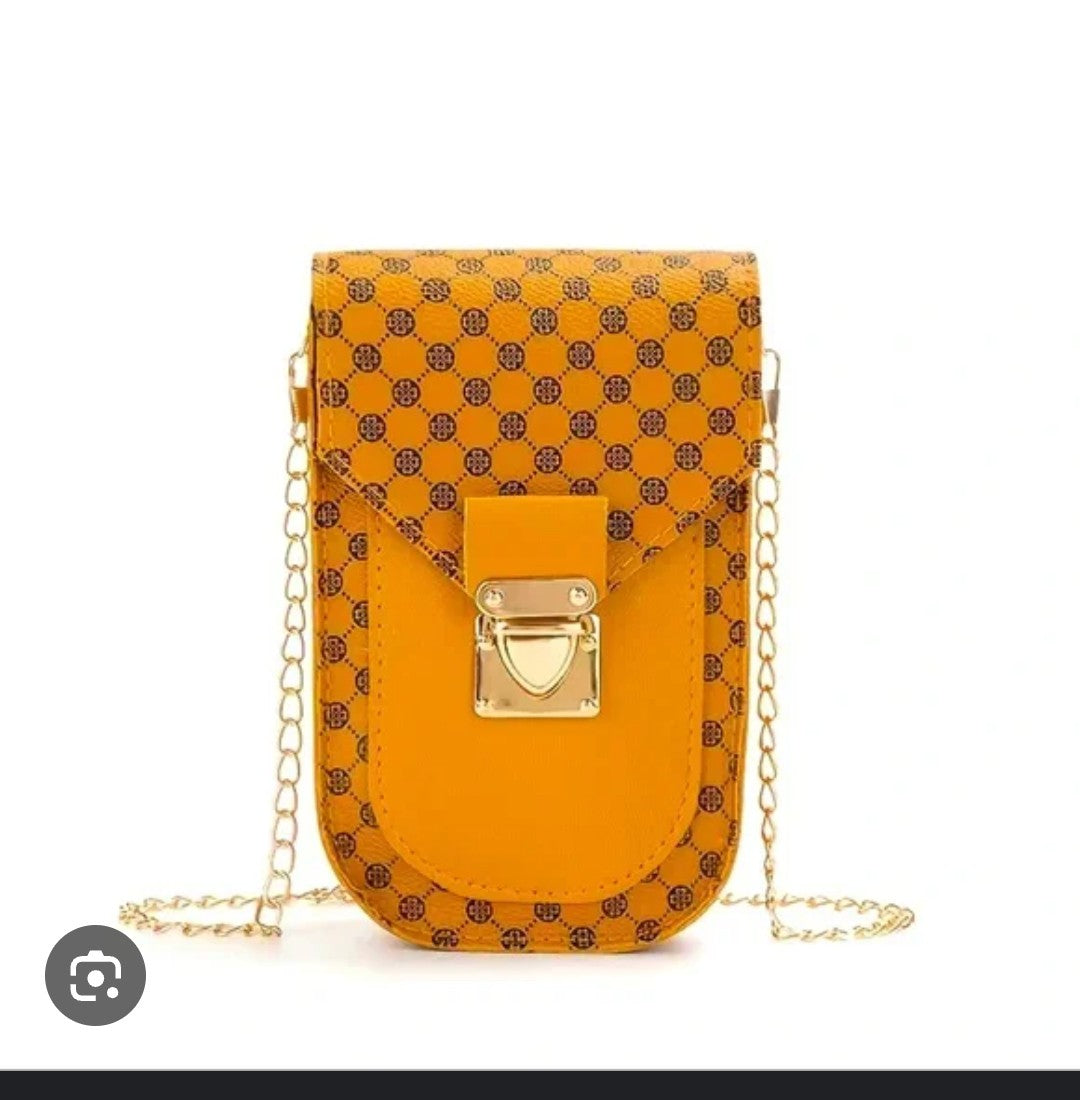 Small Gold Printed Purse