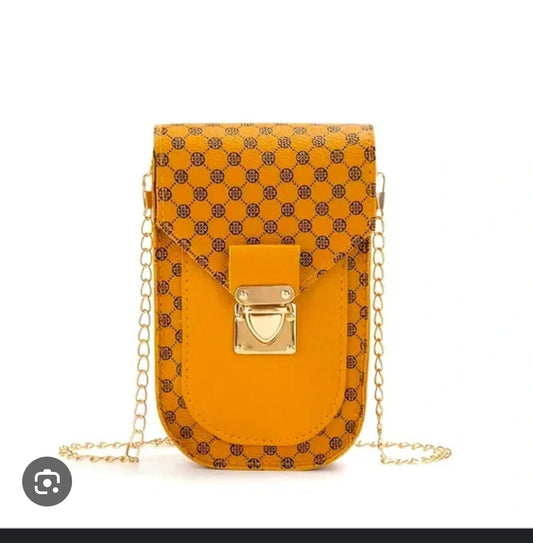 Small Gold Printed Purse