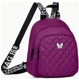 Dark Pink Fashion Backpack