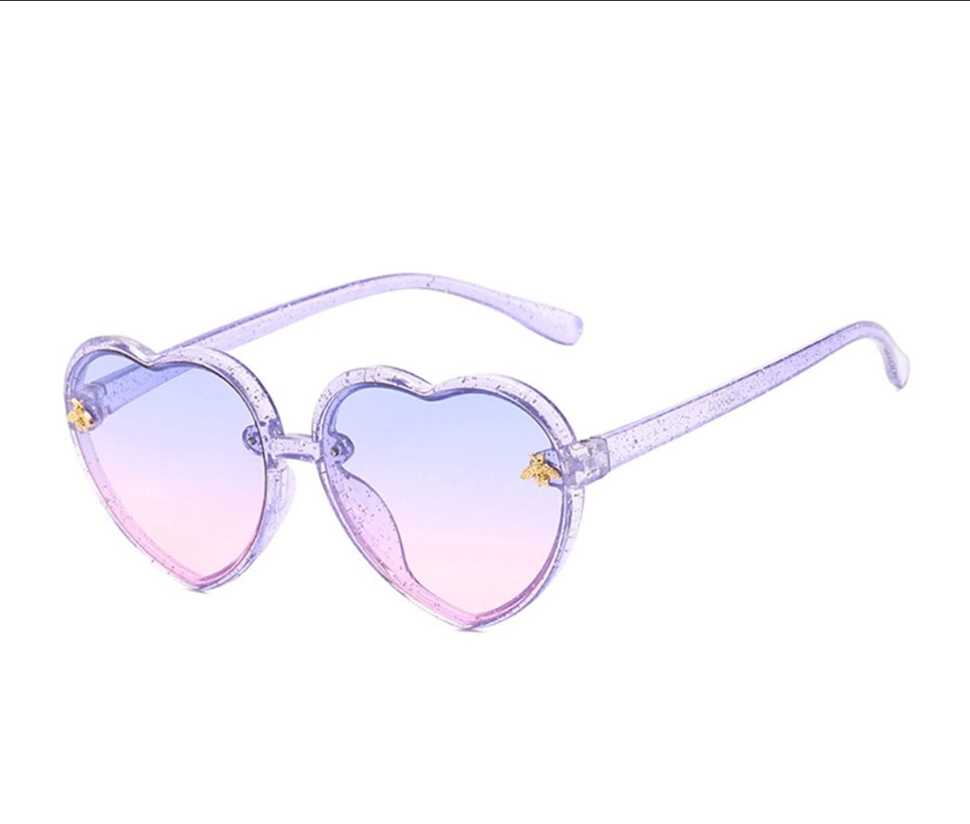 Little Girls Purple & Pink Ombre Sunglasses