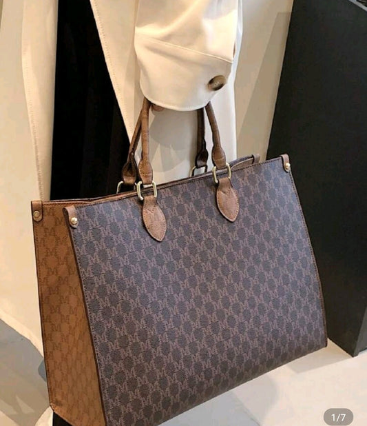 Extra Large Brown Fashion Purse