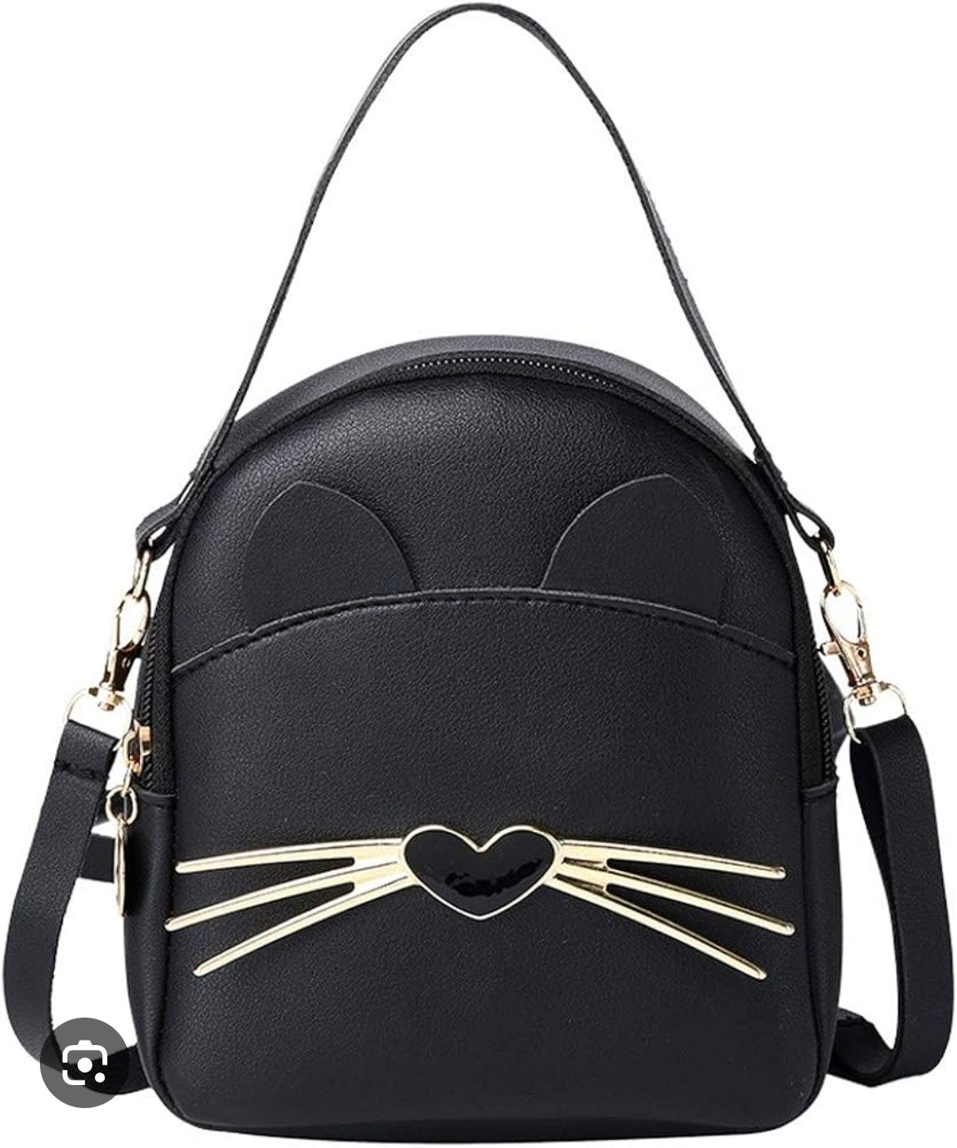 Black Kitty Purse