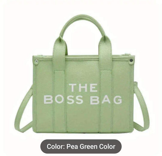 Pea Green Boss Bag