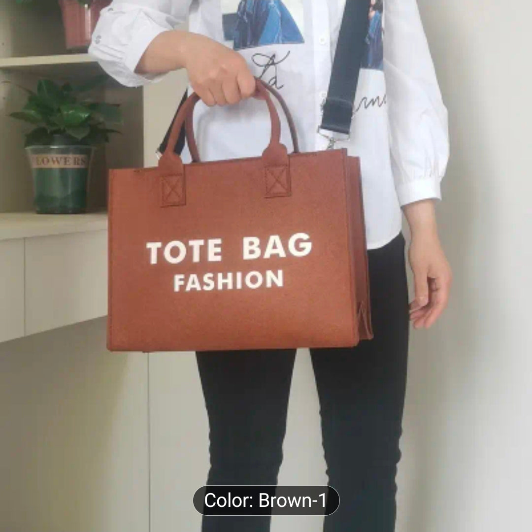 Brown Fashion Tote Bag Purse
