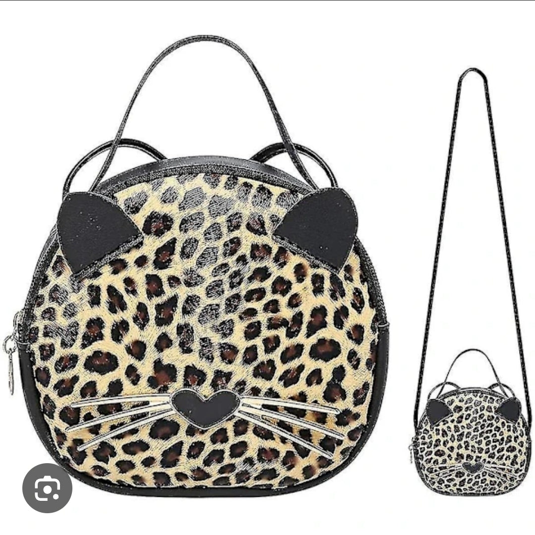 Animal Printed Kitty Purse