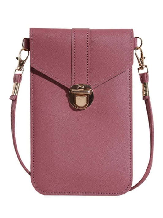 Dusty Pink Cellphone Travel Purse
