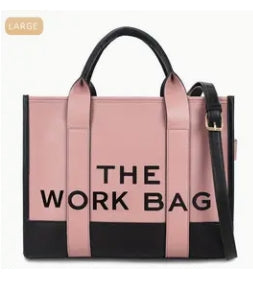 Pink/Black Work Bag