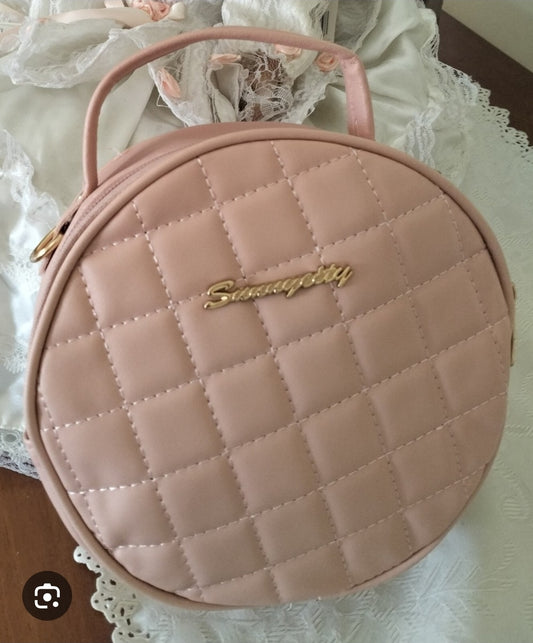 Brown Circle Fashion Purse